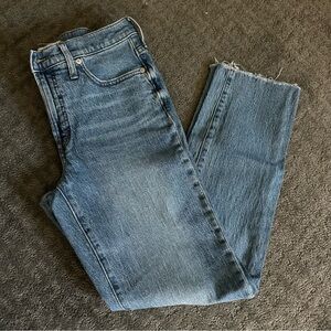 Madewell Midrise Perfect Vintage Jeans.